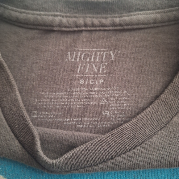 Mighty Fine Gray Crew Neck Tee - Picture 9 of 12